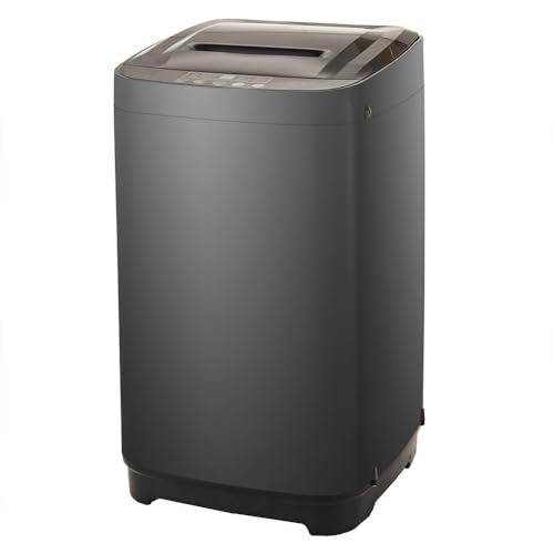 Fully Automatic Portable Washer, 18.31×18.50×31.10 Inch Portable Automatic Washing Machine With 15.4 LBs Capacity 10 Programs & 8 Water Levels For Apartment