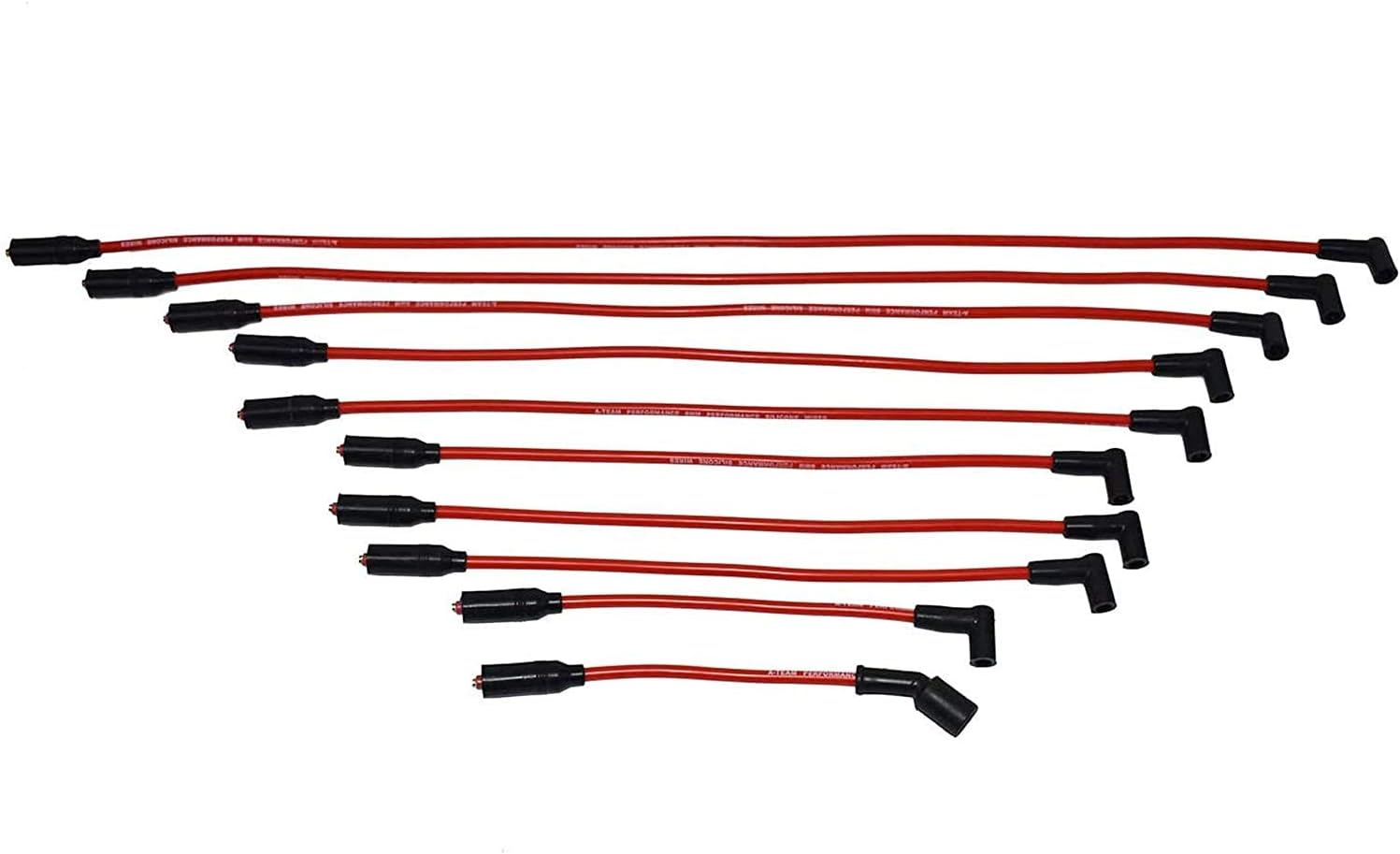 A-Team Performance - Optispark Distributor Cap, Rotor, Remote Ignition Coil Tune Up Kit, and 8.0mm Spark Plug Wires Kit - Compatible with 92-94 GM Chevy Pontiac LT1 Black Pack of 2