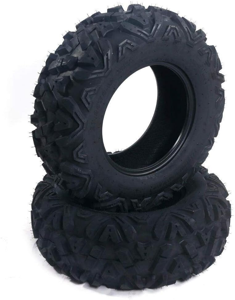 MOTORHOT 2PCS 26x9-12 Front Left Right Tire 26x9x12 6PR All Terrain ATV UTV Tire
