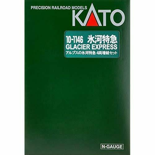 Kato N Gauge Alps Glacier Express hematopoiesis 4-Car Set 10-1146 Passenger