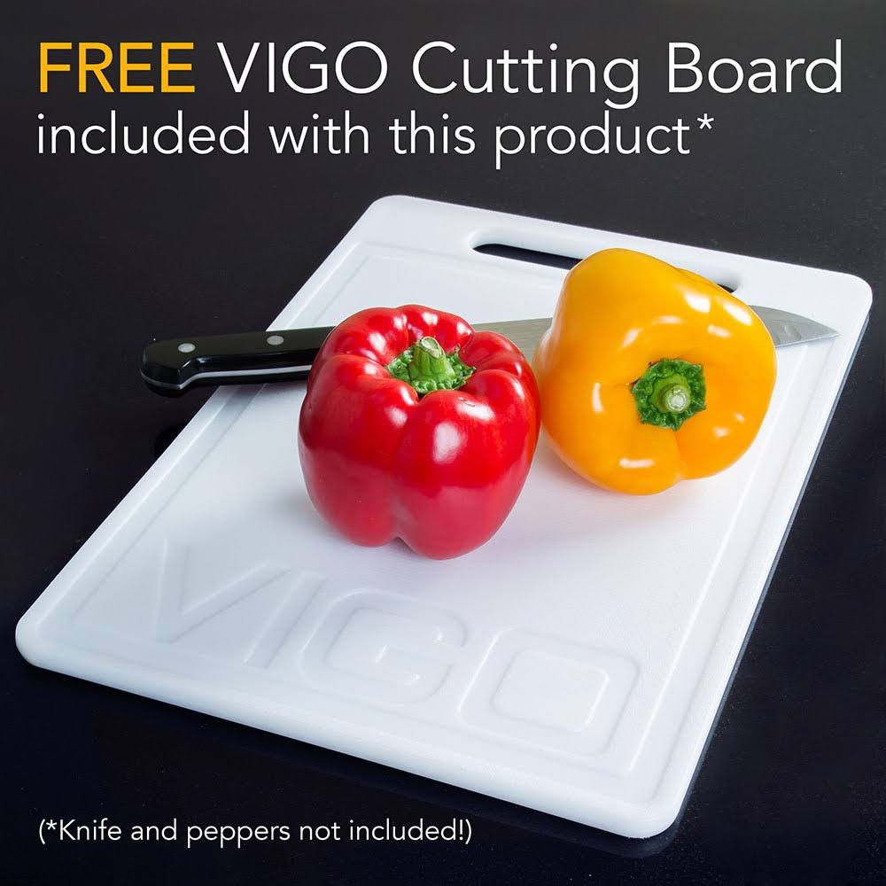 Vigo VG15258 All in One 36-Inch Farmhouse Stainless Steel Kitchen Sink and Faucet Set