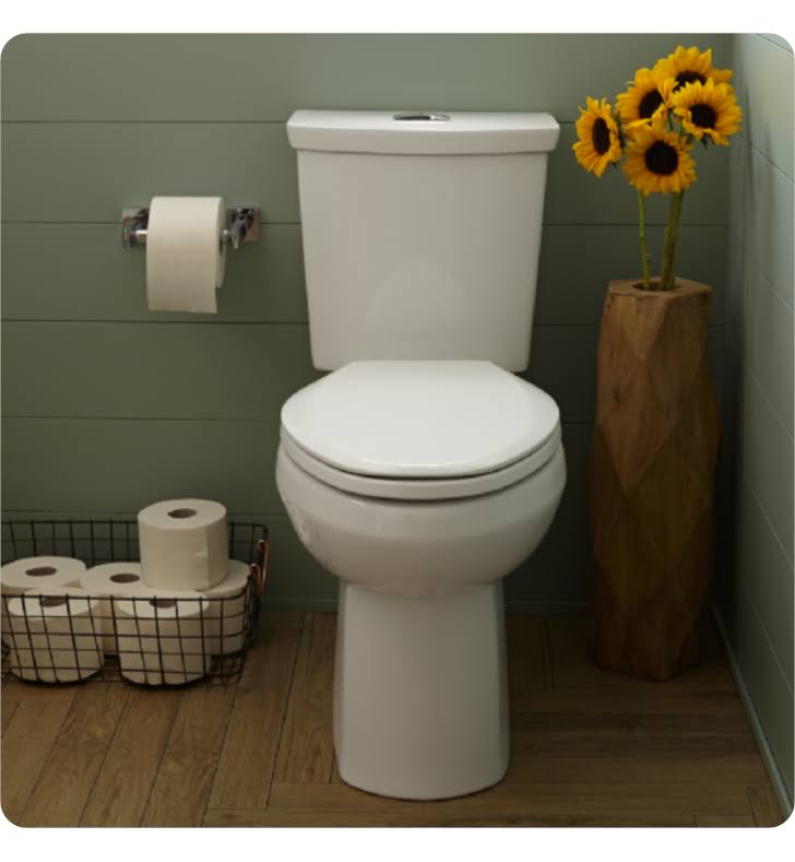 American Standard H2Option 0.92/1.28 GPF 2-Piece Dual-Flush Elongated Toilet in White