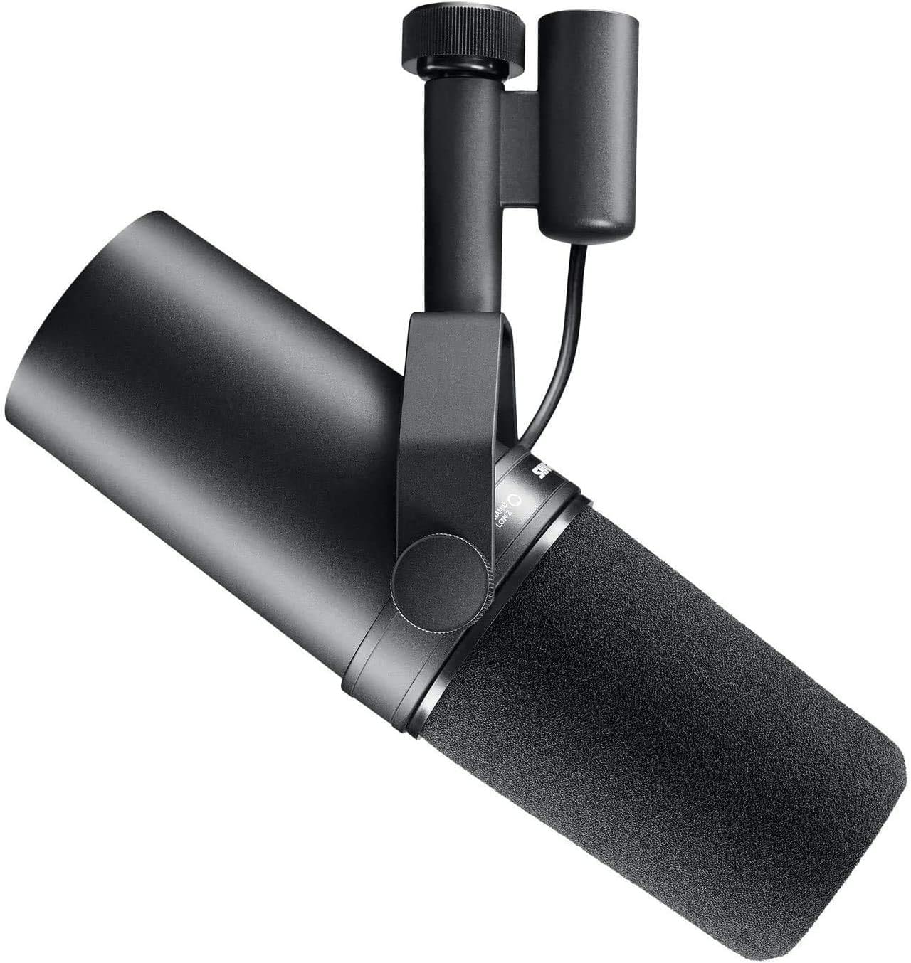 Shure SM7B Vocal Dynamic Microphone + Gator 3000 Boom Stand for Broadcast, Podcast & Recording, XLR Studio Mic for Music & Speech, Wide-Range Frequency, Warm & Smooth Sound, Detachable Windscreen