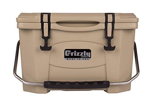 Grizzly Coolers 20 Quart Rotomolded Cooler, Orange