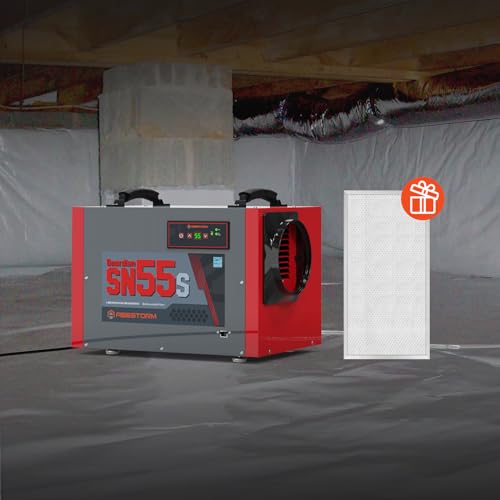Abestorm Commercial Dehumidifier for Crawl Space Basement, 5 Years Warranty, Intelligent Humidity Control, Auto Shut off/Restart, 5 Years Warranty
