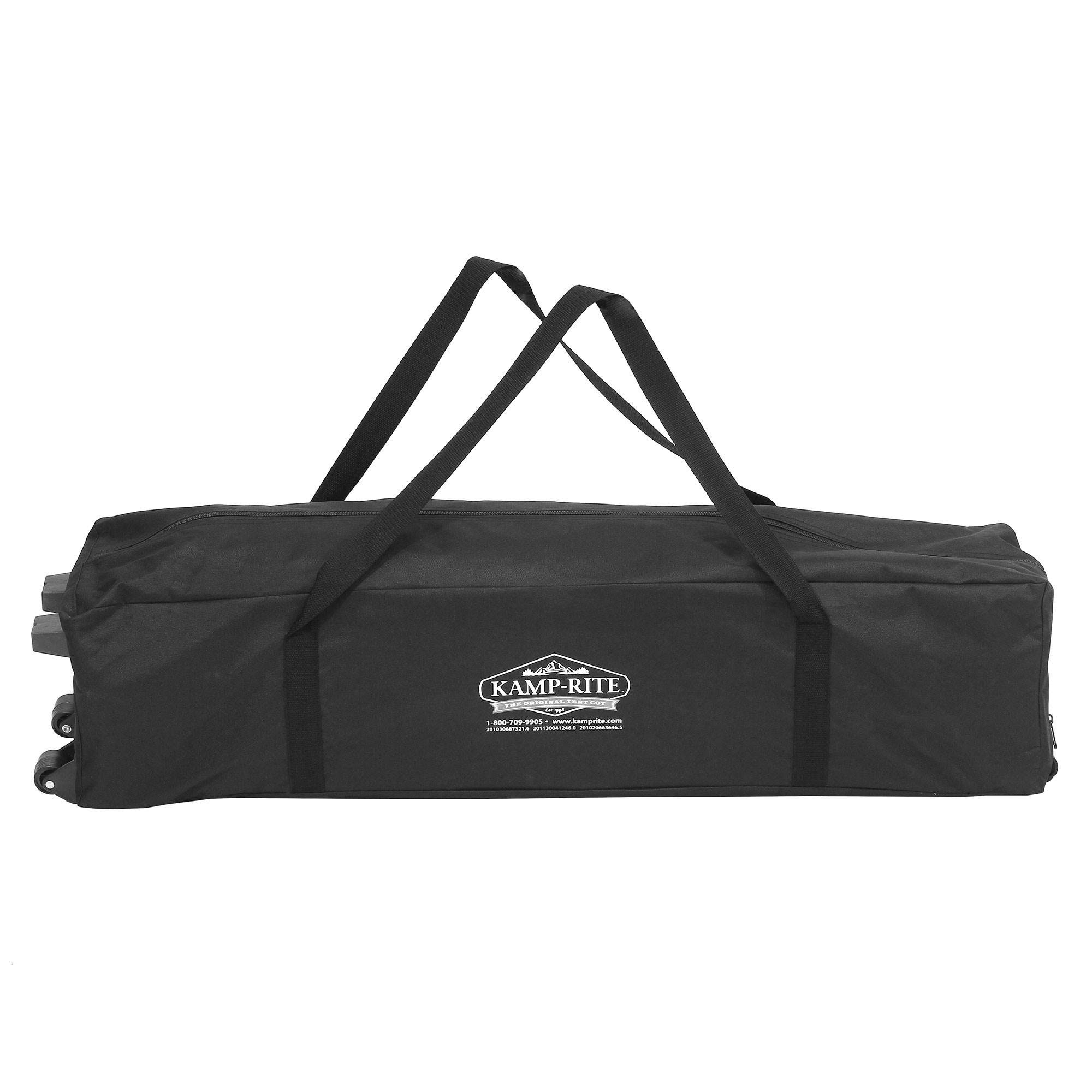 Kamp Rite CtC XL Compact Light Collapsible Backpacking Camping Tent Cot Gray