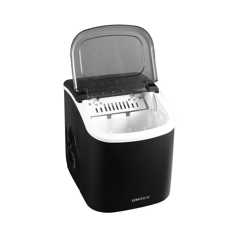 RV Ultra-Compact Portable Ice Maker | Perfect for RV's | Produces 26 lbs. of Ice Daily | Convenient Handle and Electronic Controls | ICE-50BK