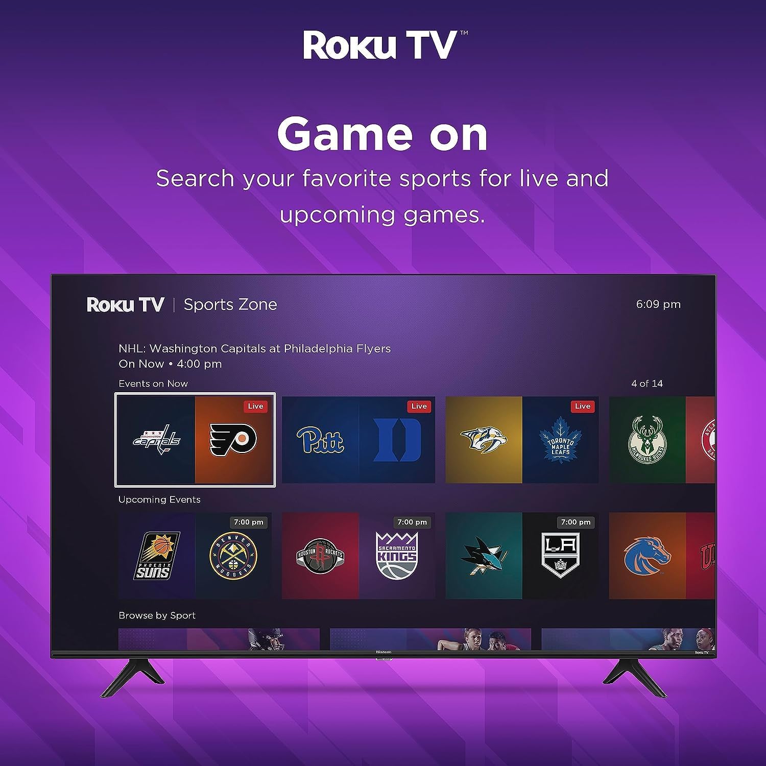 Hisense 40-Inch Smart TV 2K 1080p Full HD LCD LED H4030F Series Game Mode Motion Rate 120 Works with Alex, Google Assistant, ApppIe Home & AirPIay, 40H4030F(Renewed)