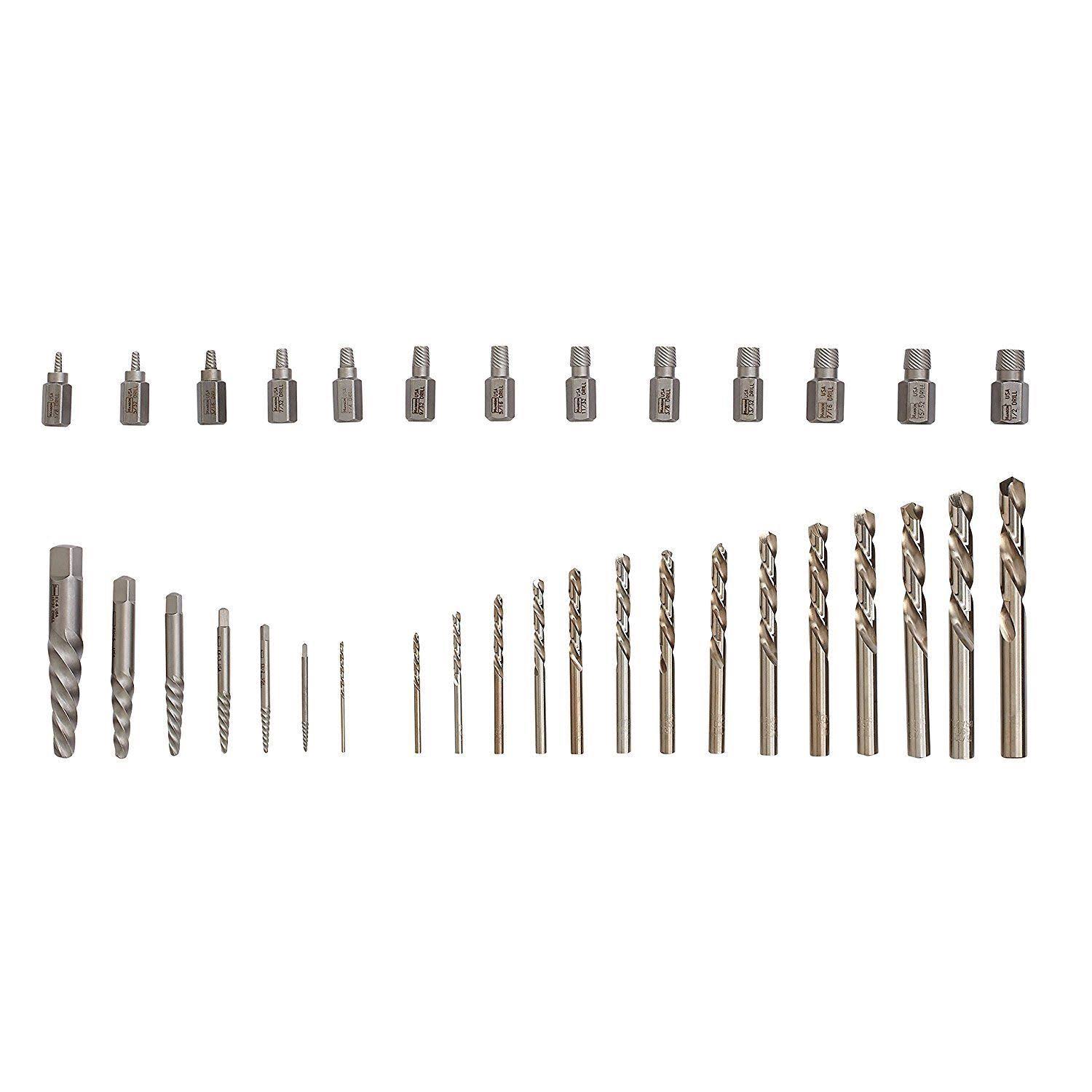 Irwin Screw Extractor/ Drill Bit Set, 35-Piece (11135ZR)