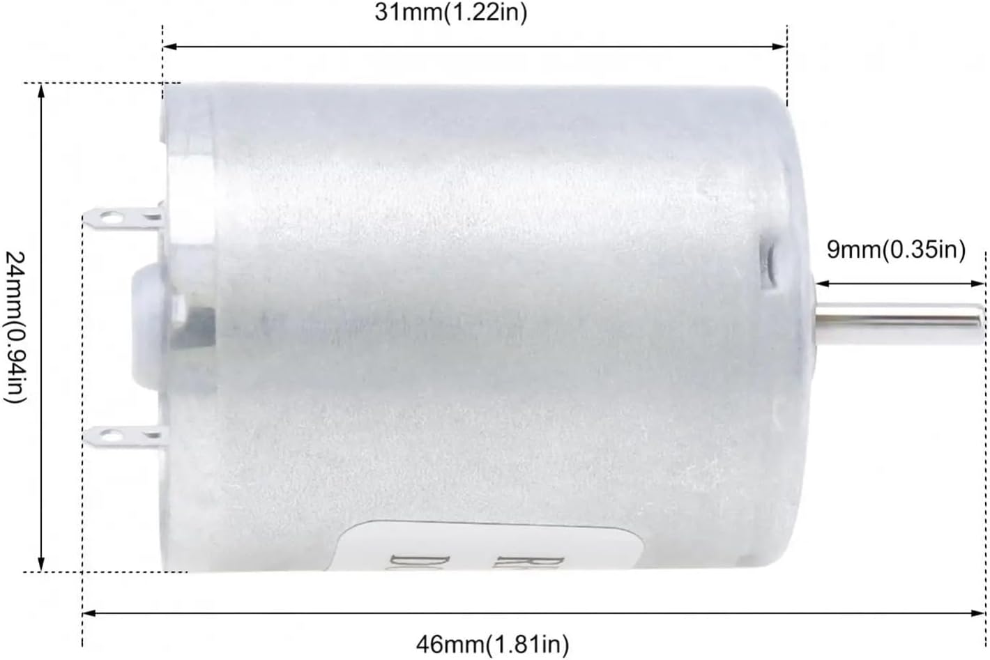 RF370 DC Motor 12V 5600RPM Mute Low Speed Small Micro Motor for Household Electric Appliances