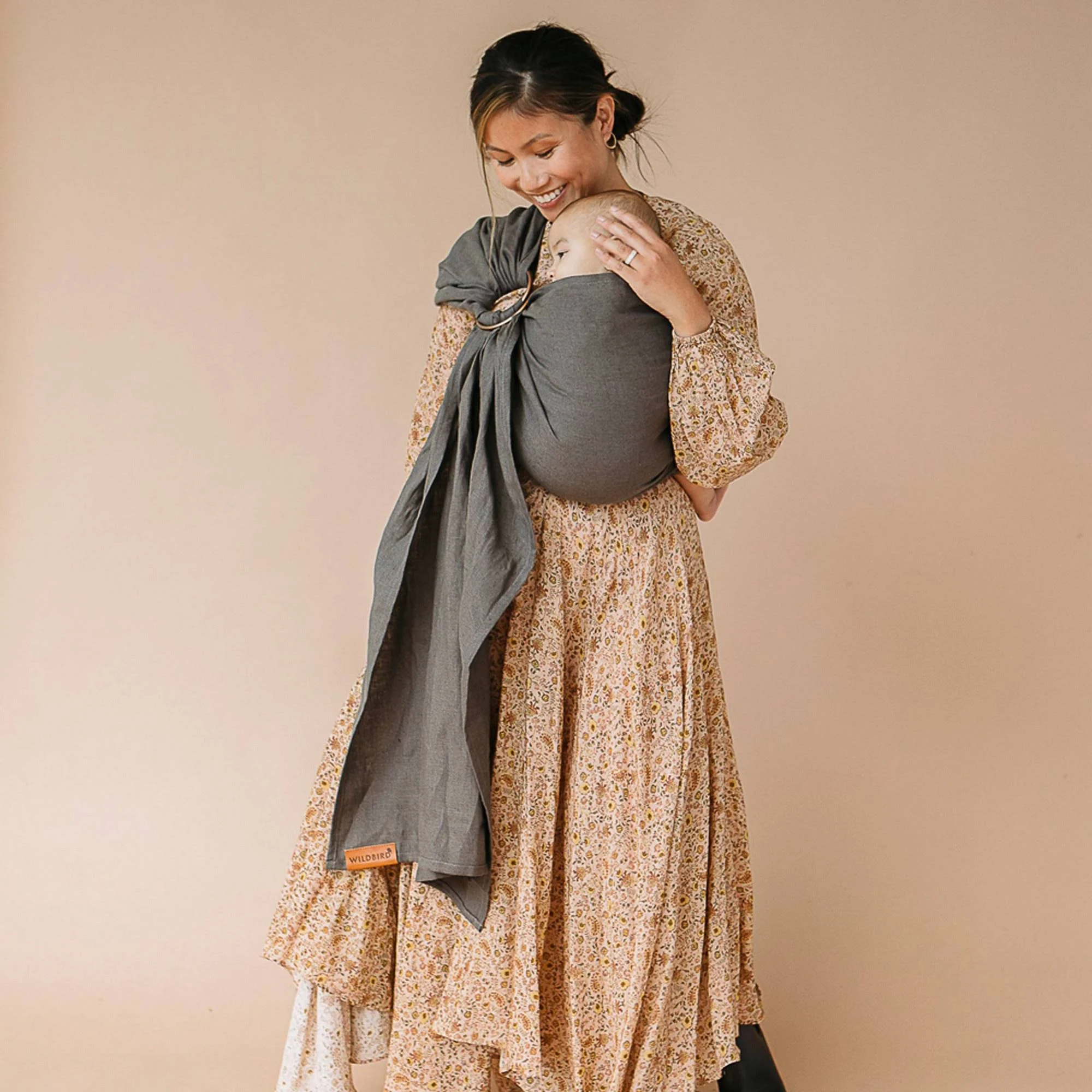Wildbird Ring Sling Baby Carrier - Chickadee/Bronze Ring