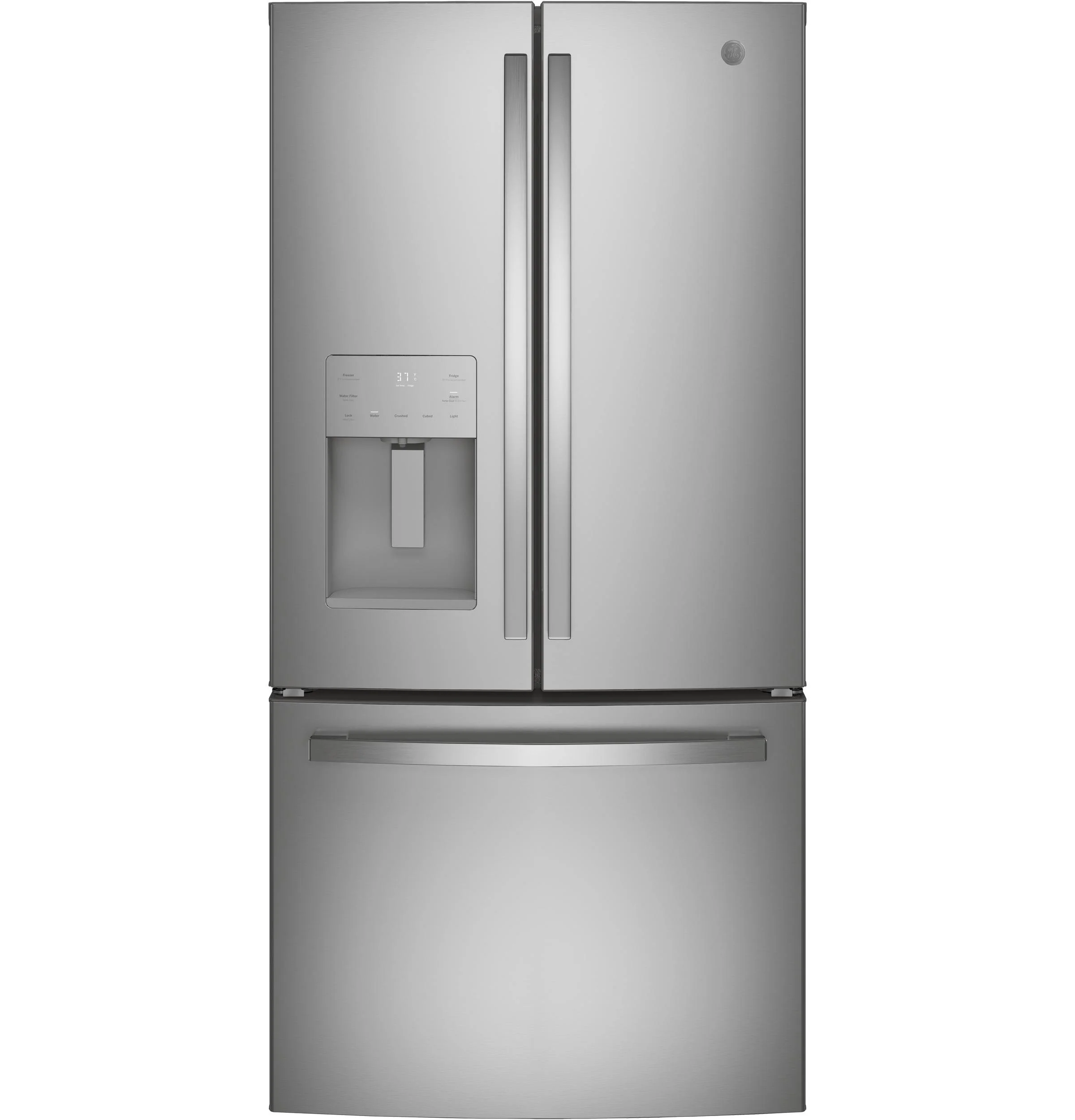 GE APPLIANCES GYE18JYLFS  FRENCH DOOR FREESTANDING REFRIGERATOR Stainless Steel