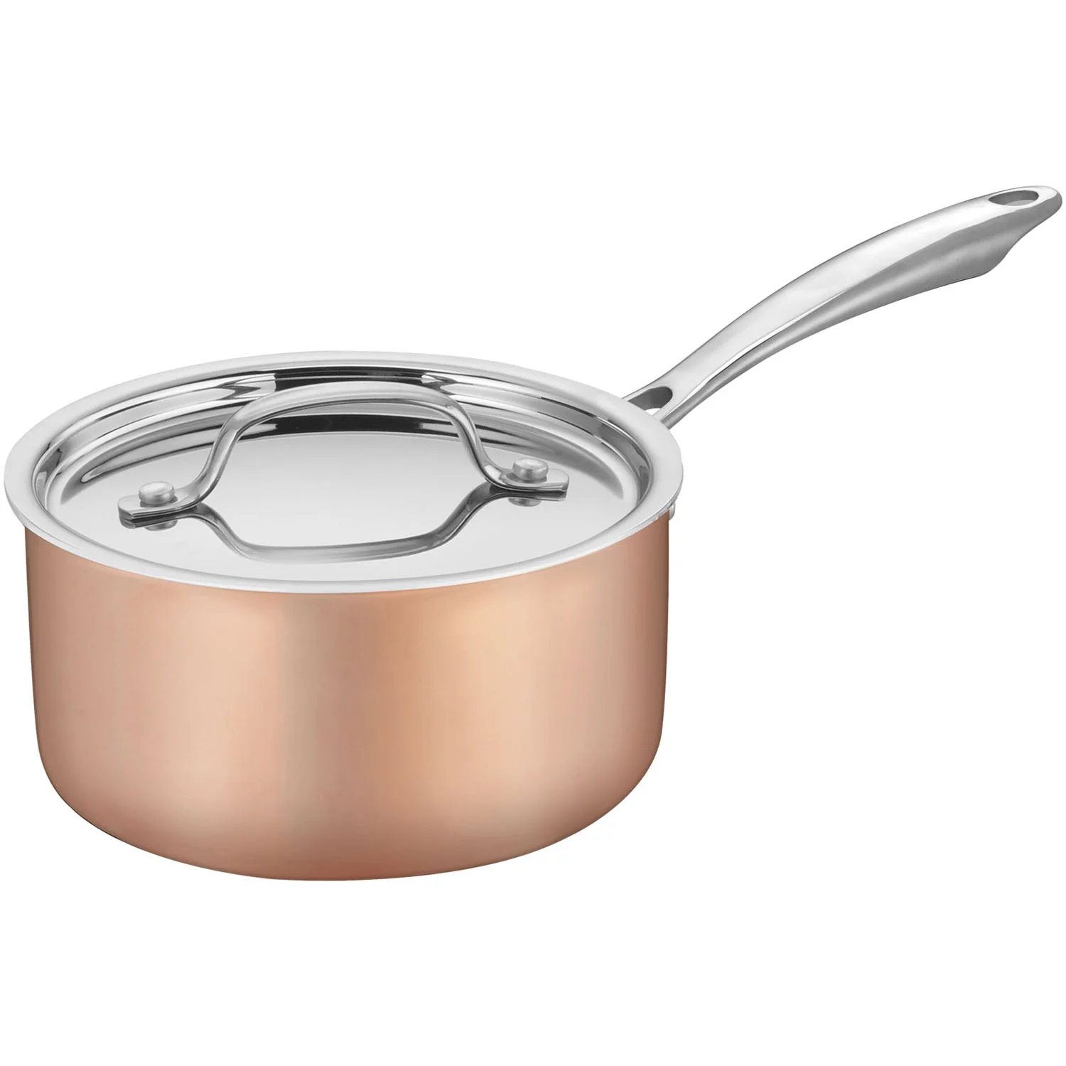 Cuisinart Copper Tri-Ply Stainless Steel 11-Piece Cookware Set CTPG-11PC