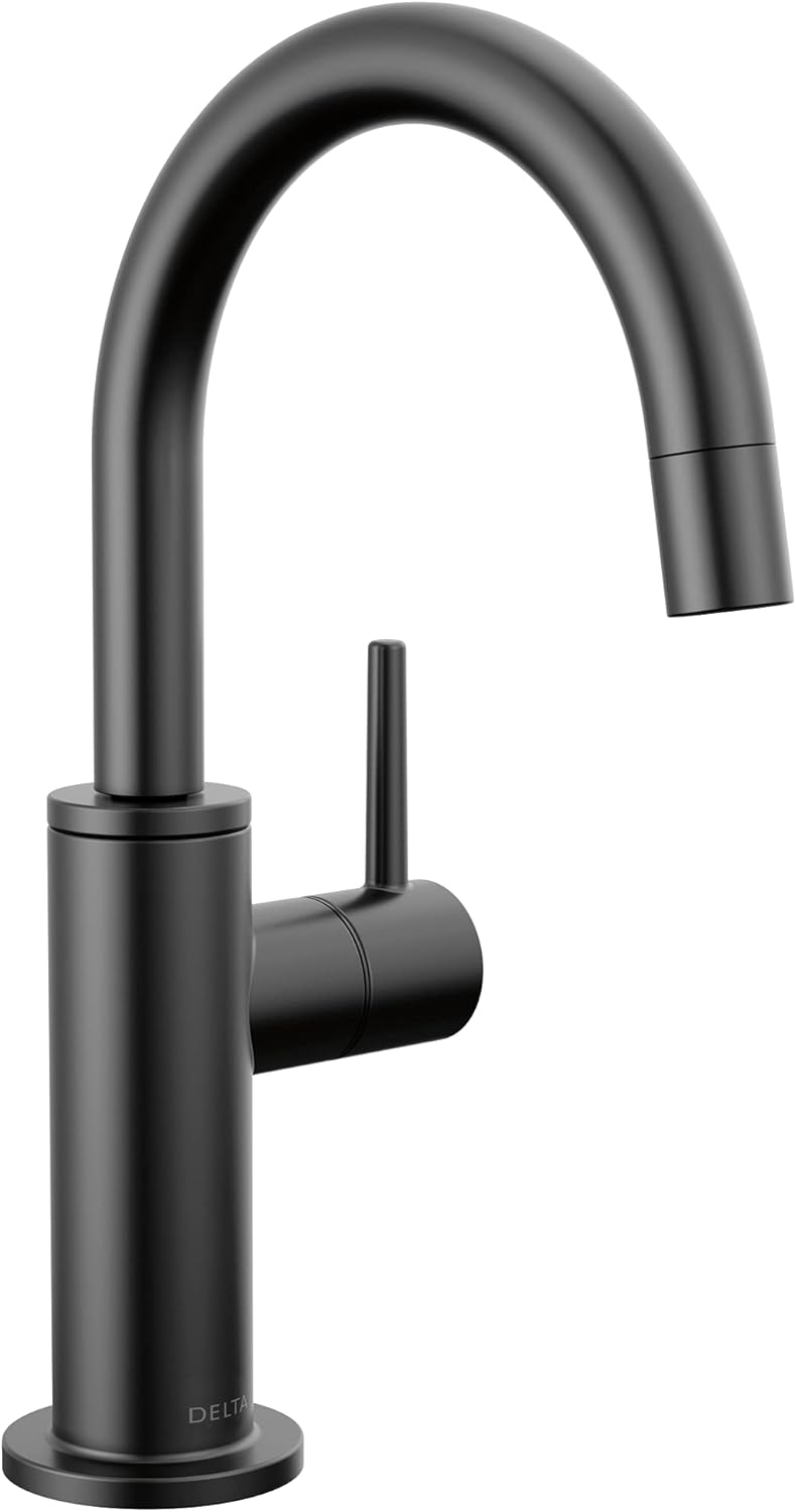 DELTA FAUCET 1930-BL-DST Contemporary Beverage Faucet, Matte Black