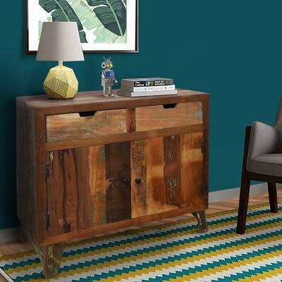 Mendelson 2 Door Accent Cabinet Millwood Pines