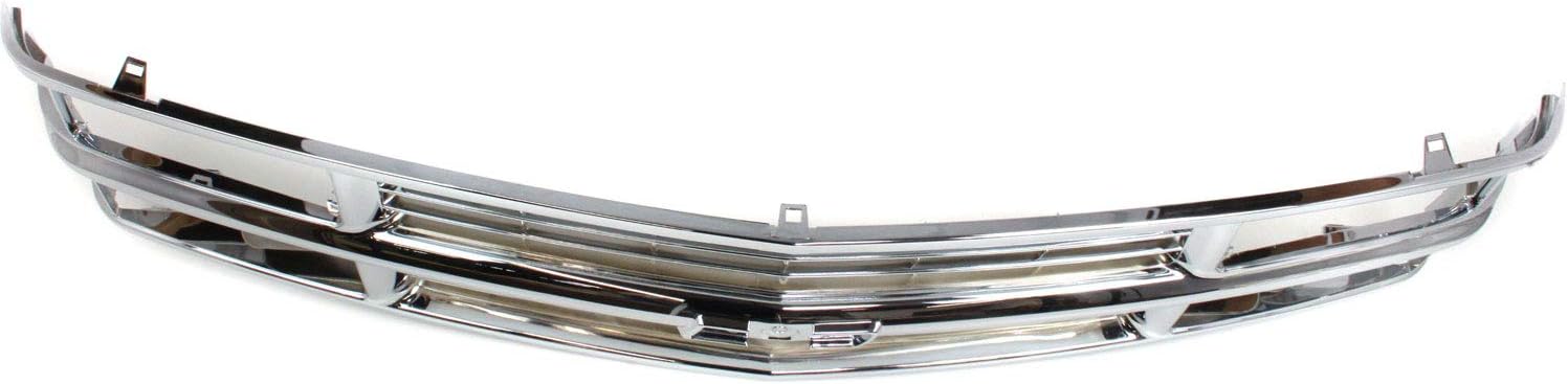 Evan-Fischer Grille Assembly Compatible with 1994-2000 Chevrolet K2500 and K3500 Chrome Shell and Insert Grille Plastic Cross bar insert