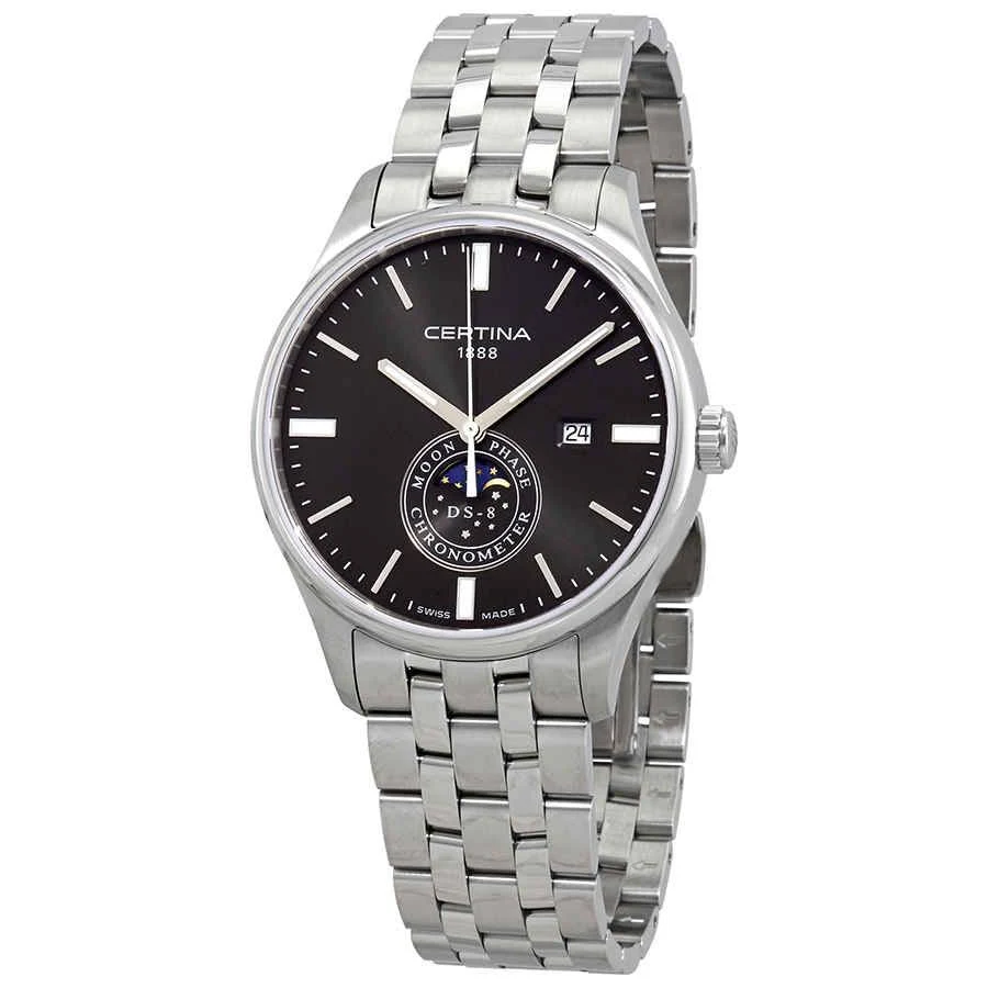 Certina DS-8 Moonphase Black Dial Men&s Watch C033.457.11.051.00 - Megean