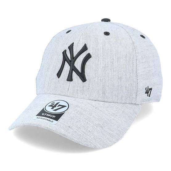 47 Brand New York Yankees Storm Cloud MVP Cap - Charcoal Grey
