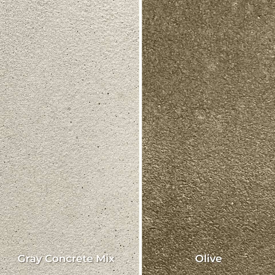 Colored Concrete Sealer, Water-Based Stain, Olive, 1 Gal