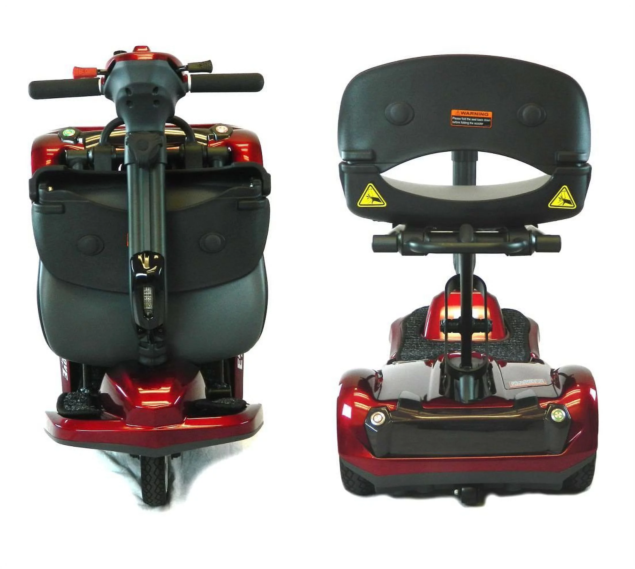 EV Rider TRANSPORT Automatic Folding Mobility Scooter Red