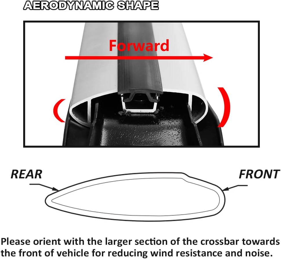 Snailfly Anti-Theft Crossbars 2019-2022 Kia Telluride LX EX S SX Silver Roof Rack Cross Bars Cargo Carrier