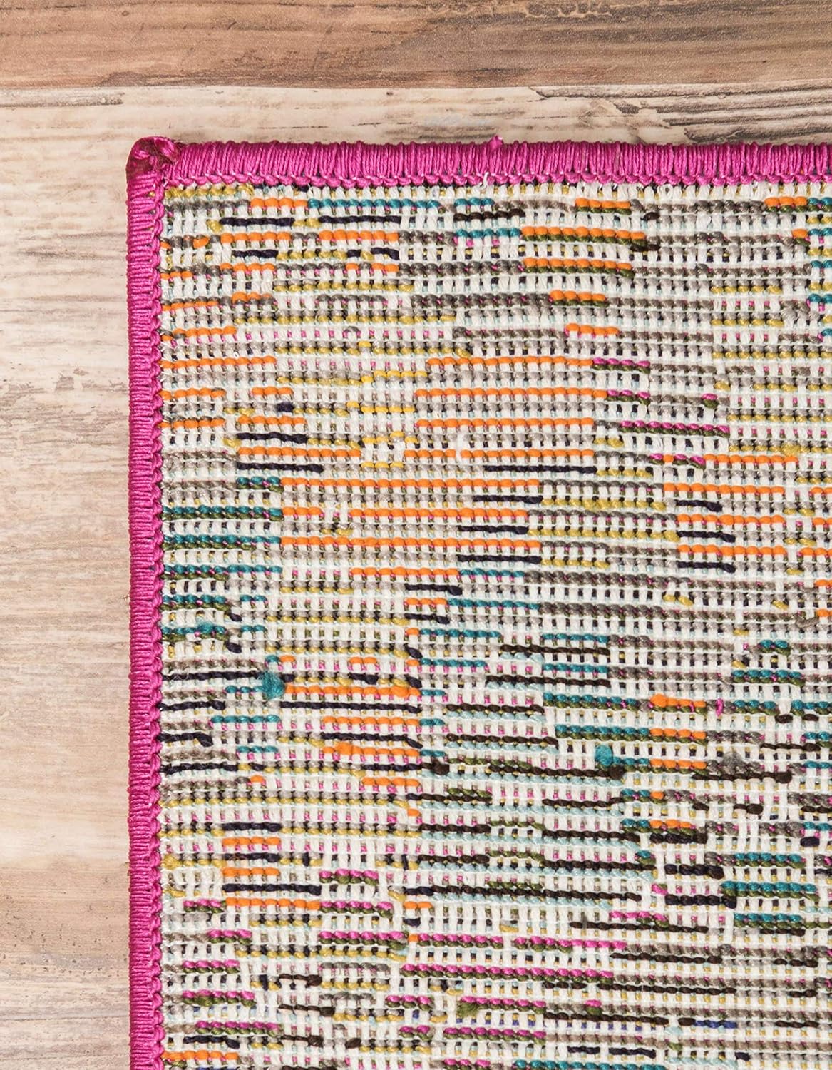 Unique Loom Jardin Collection Colorful, Vibrant, Abstract, Modern Area Rug, 8 x 10 ft, Multi/Blue