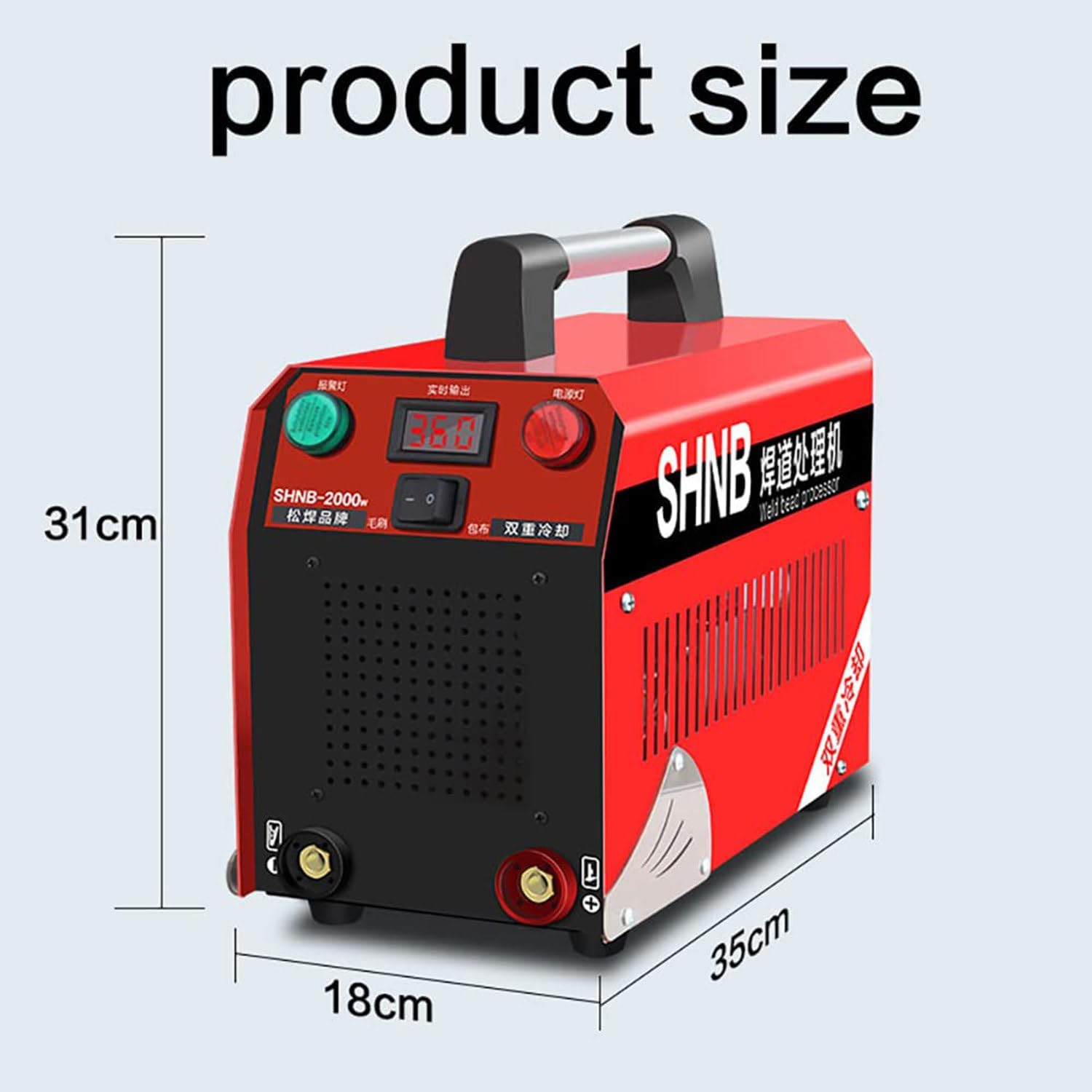 Weld Cleaning Machine, Welding Spot Cleaner, Weld Bead Processor for Welding Metal Arc Welding Laser Welding