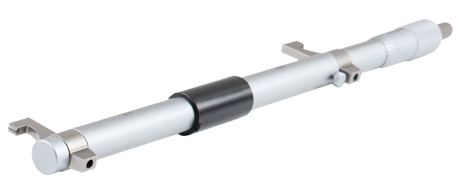 Accusize Industrial Tools 3-4'' by 0.001'' Inside Micrometer in Fitted Case, Satin Chrome Finished, Eg00-3224