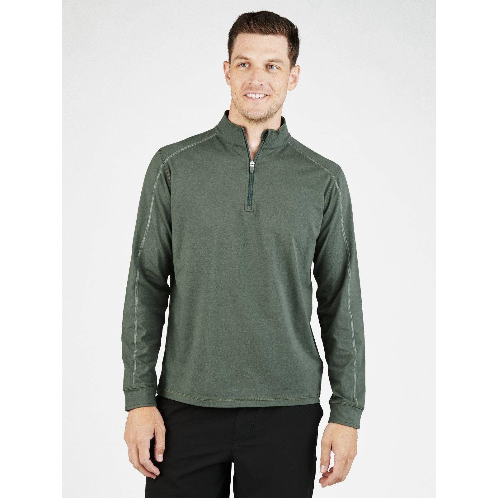 Tasc Carrollton Lightweight Quarter Zip Utility Green / XL