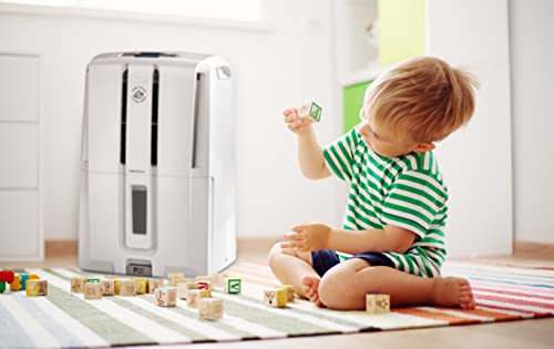 De'Longhi Dehumidifier with Pump, White