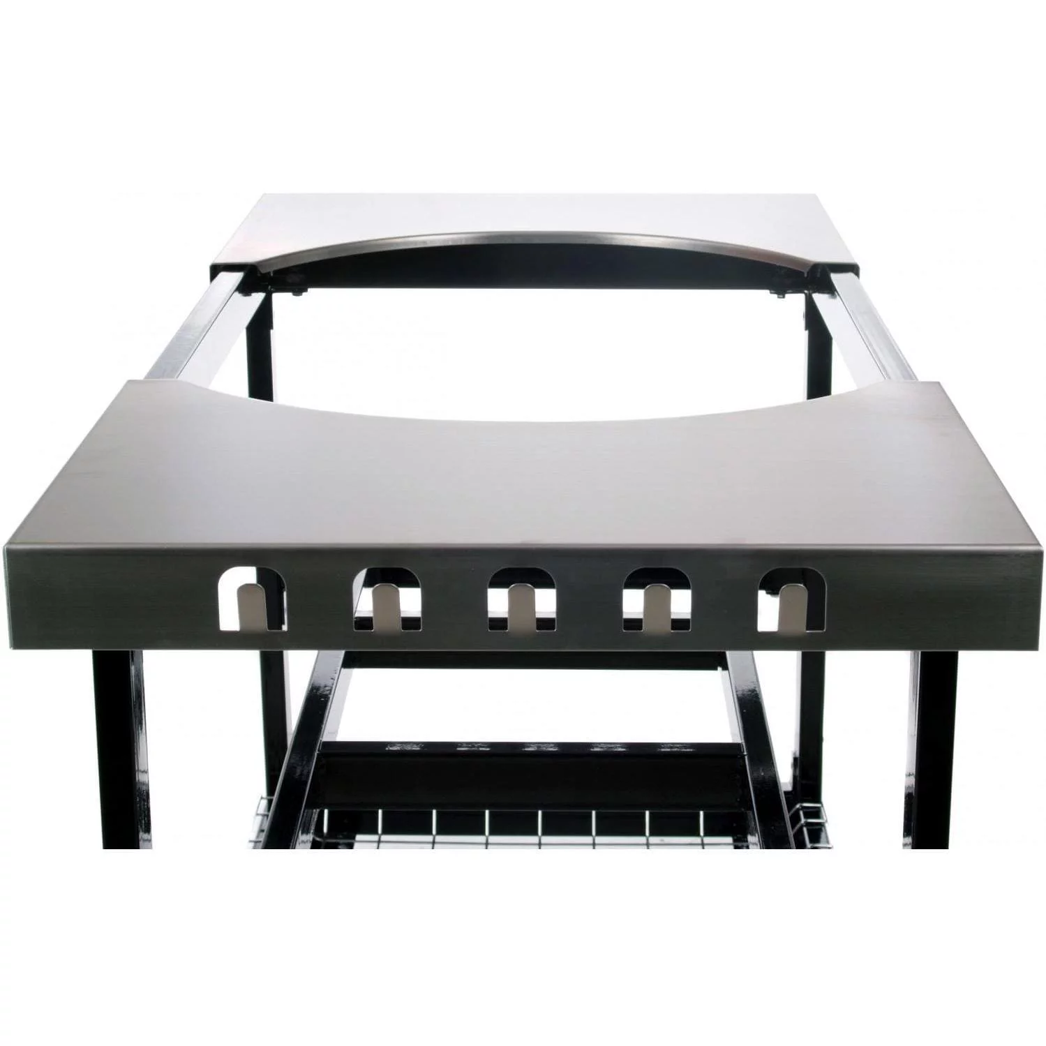 Primo Steel Cart With Stainless Steel Side Tables For Oval XL / Oval Large - PG00370