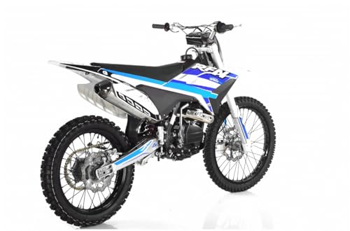 HHH Apollo Thunder 250cc Racing Bike 250cc Dirtbike Proactive Dirt Bike 21/18 inch Wheels Gas pitbike for Youth and Adult Dirt Bike (Blue)