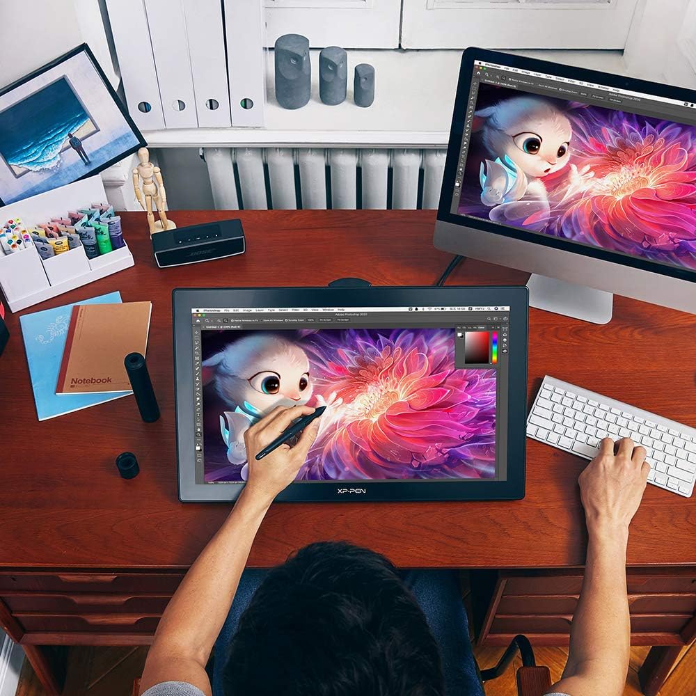 Drawing Tablet with Screen XP-PEN Artist22 Second Generation Digital Drawing Display 21.5 Inch Graphics Tablet with Screen for Art Creation and Digital Drawing