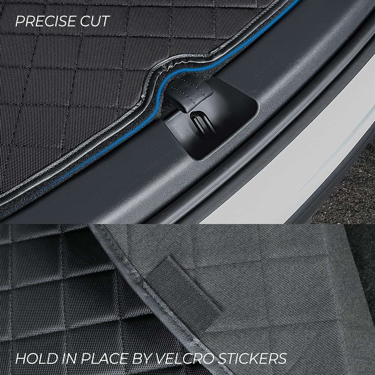 BMZX Tesla Model Y Trunk Mat Cargo Liner for Dogs Waterproof Pet Cargo Cover Dog Seat Cover Mat Fit 2021 2020 Model Y
