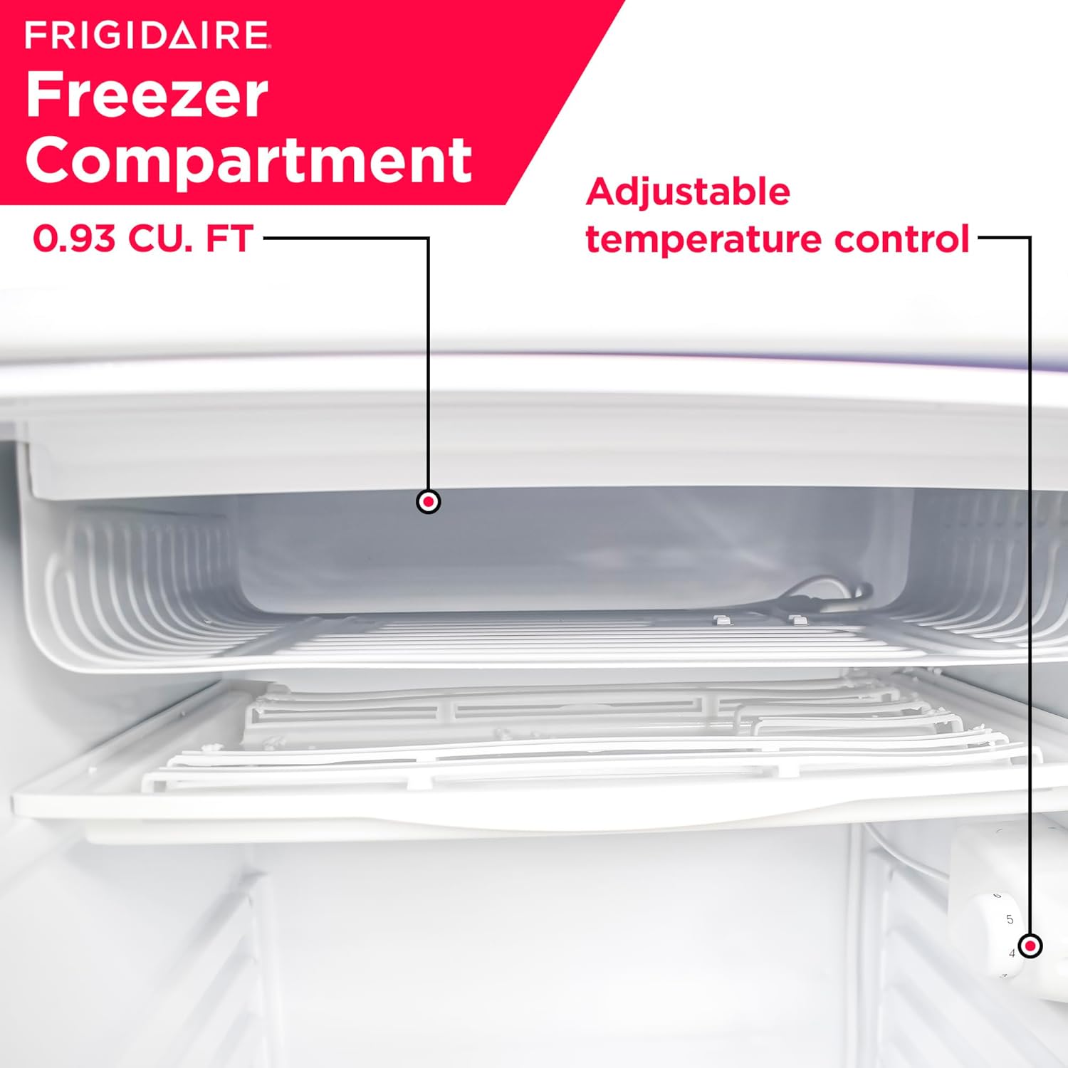 Frigidaire EFR492, 4.5 cu ft Refrigerator, Stainless Steel Door, Platinum Series