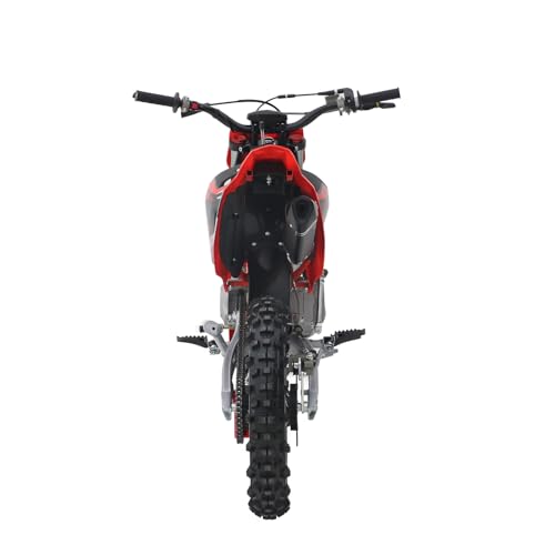 A11 125CC Dirt Bike Powered by ZONSEN Engine, 4-Speed Manual Clutch, Kick Start, Big 17“/14” Tires!