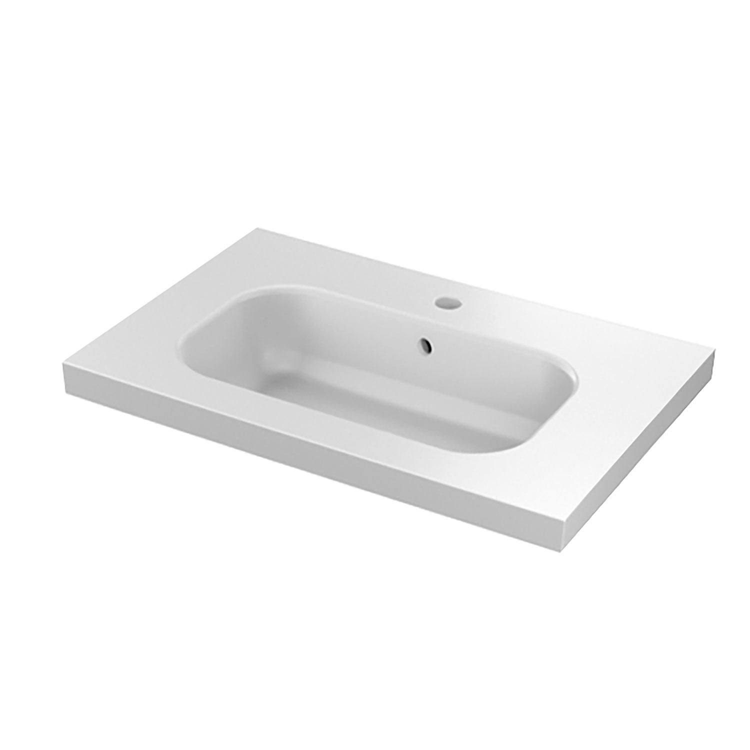 24x22 Modern Bathroom Vanity Dakota Set | Chicago Oak Wood | 24 x 24 x 18x22 Cabinet + Sink