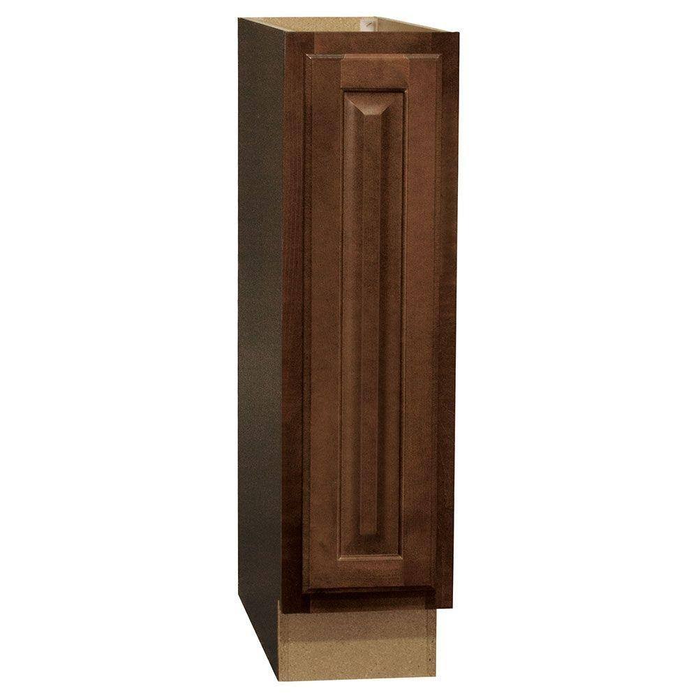 Hampton Bay 9x34.5x24 in. Hampton Base Cabinet in Cognac