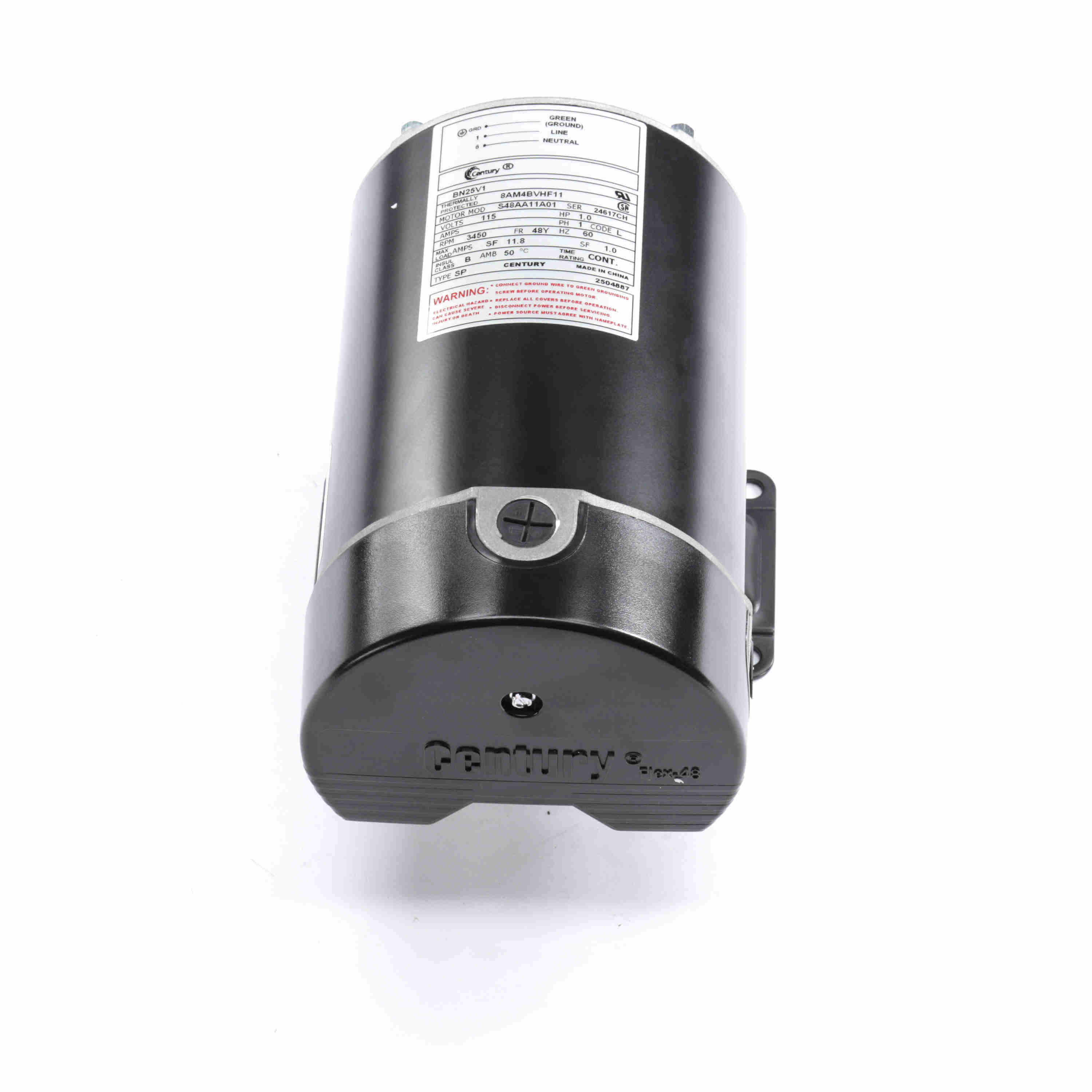 Century 1 HP Single Speed Replacement Motor BN25V1