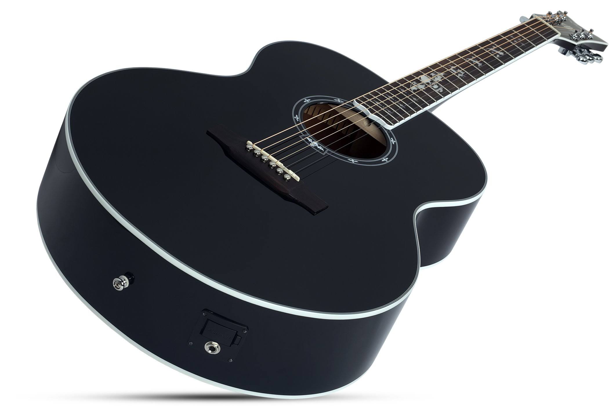 Schecter 3703 Synyster Gates &SYN J& Acoustic Guitar, Gloss Black