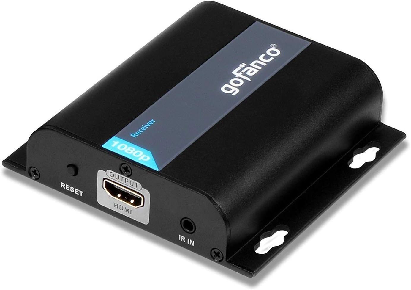 gofanco HDMI Extender Over IP Ethernet Kit 1080p -1 to Many Over Gigabit Network LAN Switch or Single Cat5e / Cat6 Cable - IR Extension - Up to 395 feet (120m) HDbitT Balun Adapter (HDbitTv2)