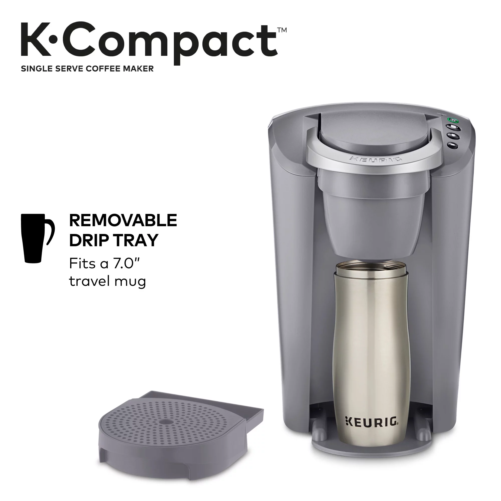 Keurig K-Compact Single-Serve K-Cup Pod Coffee Maker, Turquoise