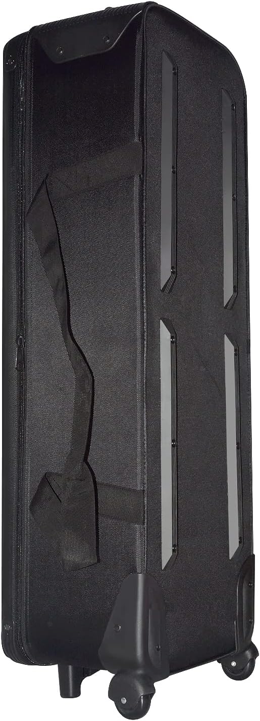 Bimiti Camera Trolley Case with Straps Padded Compartment and Wheels 44x15x11.8 inches Trolley Carrying Case for Light Stand, Tripod, Strobe Light, Cameras and Other Photographic Accessories Carring