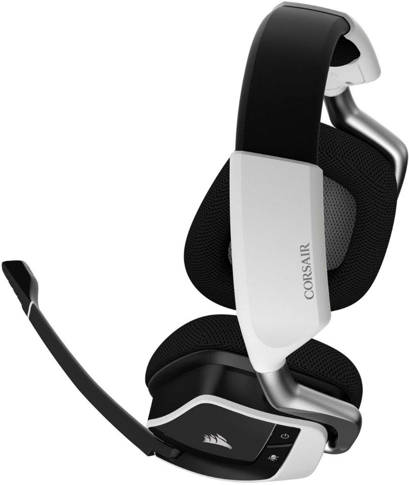CORSAIR Gaming VOID RGB Elite Wireless Over-Ear Headset - Omni-Directional - White
