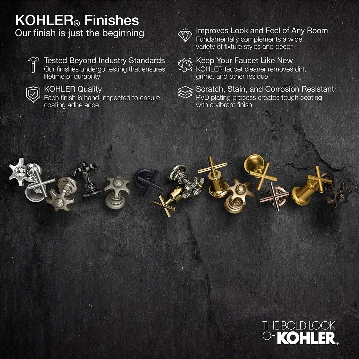 Kohler K-7124-A Pop-Up Clicker Drain Vibrant Polished Nickel