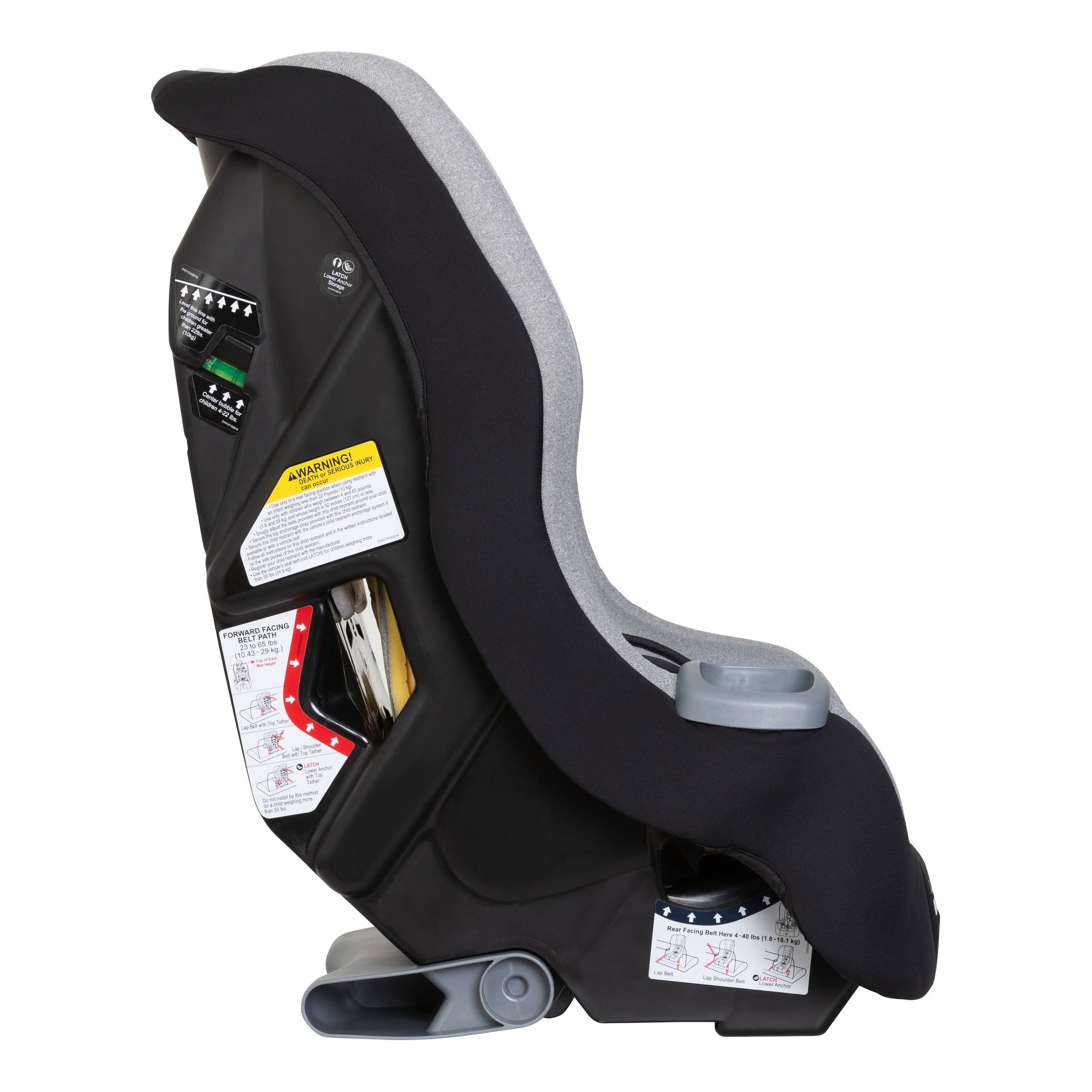 Baby Trend Trooper 3 in 1 Convertible Car Seat,Moondust - Full Size Car Seat - Grey