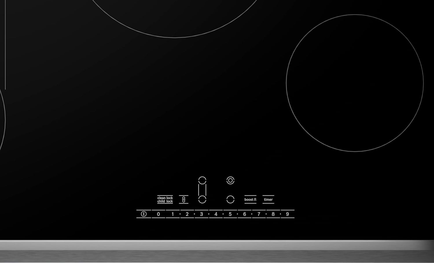 Bosch 30-Inch Black Stainless Steel Electric Cooktop