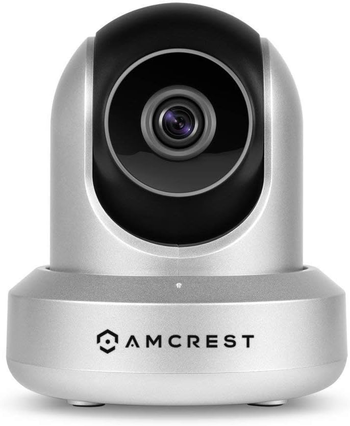Amcrest ProHD 1080P WiFi Wireless IP Security Camera - 1080P (1920TVL), IP2M-841 (Silver) Pack of 2