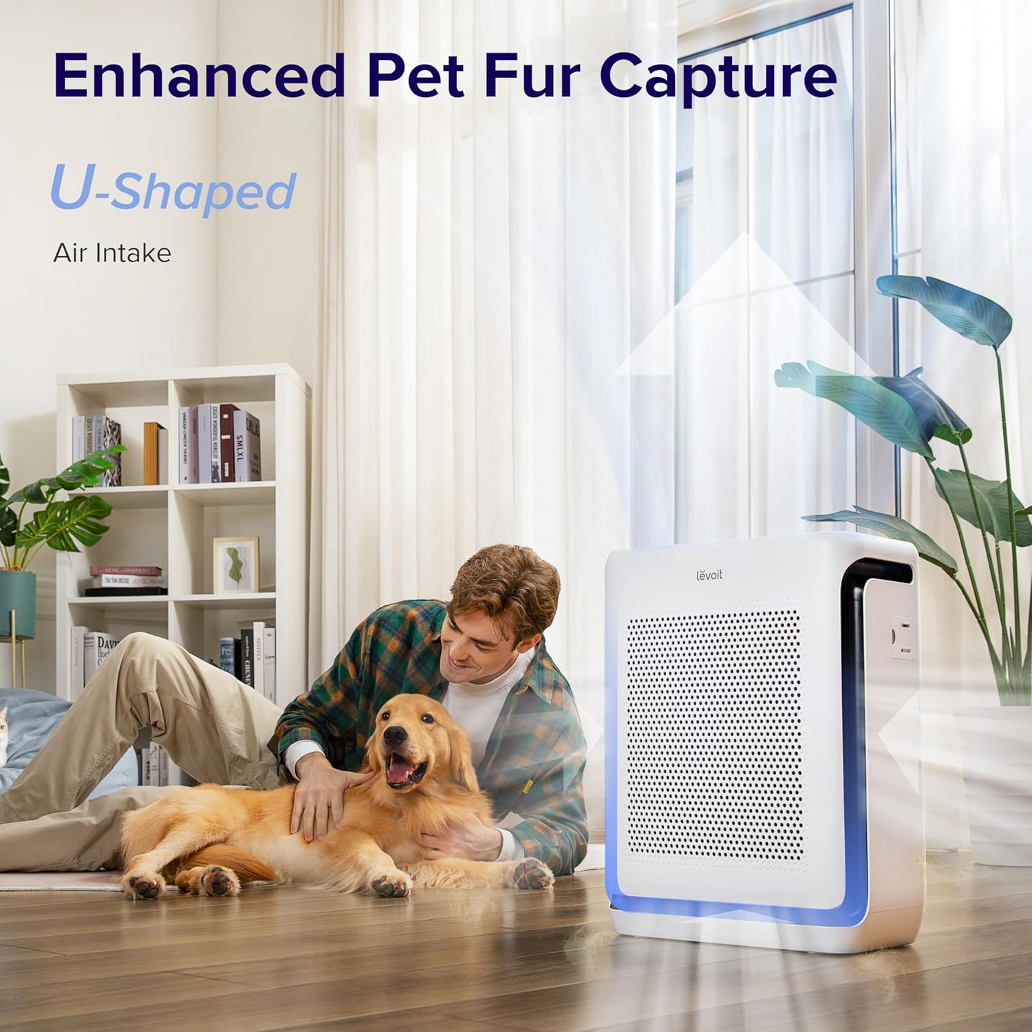 LEVOIT Air Purifier for 1800 Ft2 Room with Humidifier, 6L Tank, Essential Oil Diffuser, APP Control