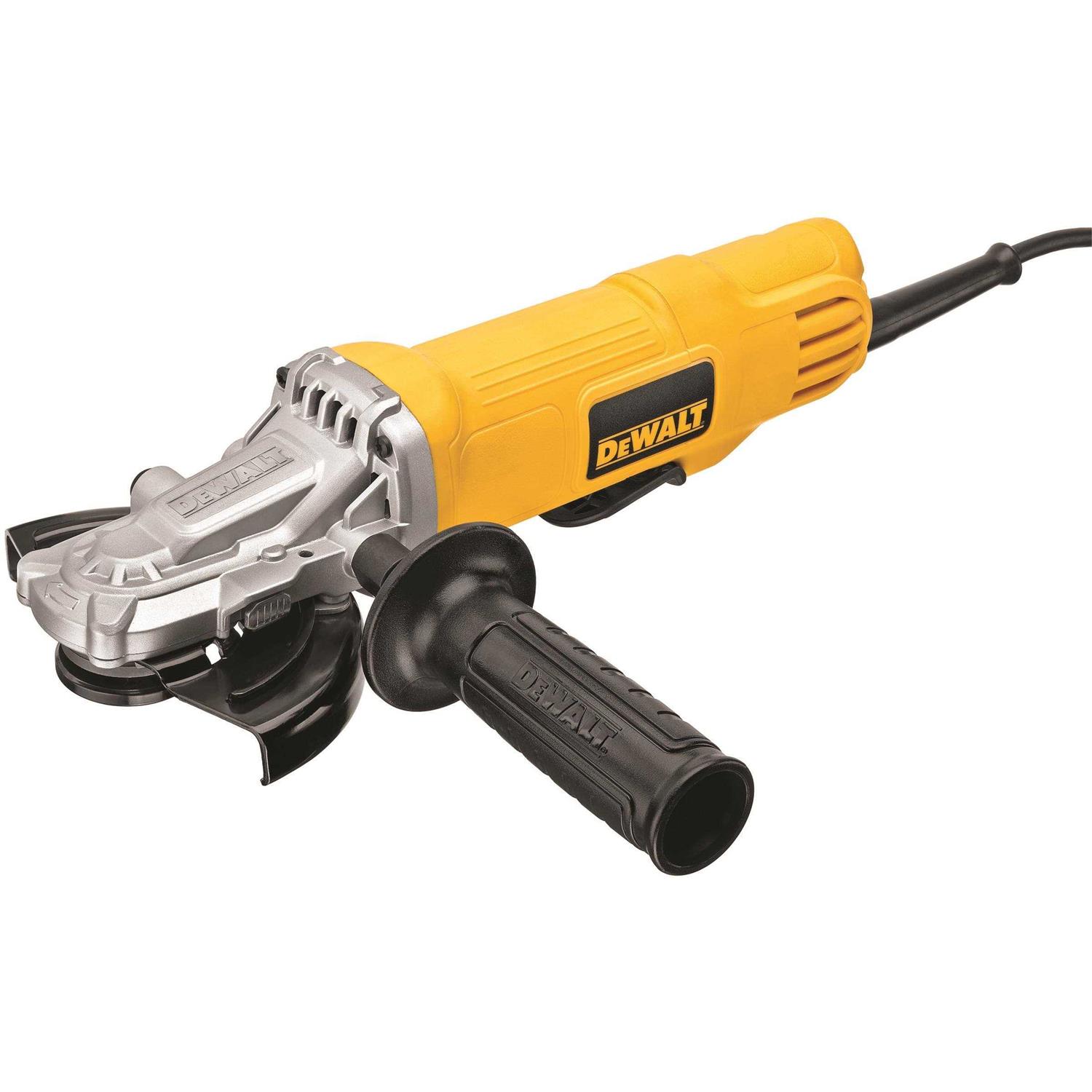 Dewalt DWE4120FN 4-1/2 in 5 in Flathead Paddle Switch Small Angle Grinder with No Lock-On - Shop Hardware Tools Online Store